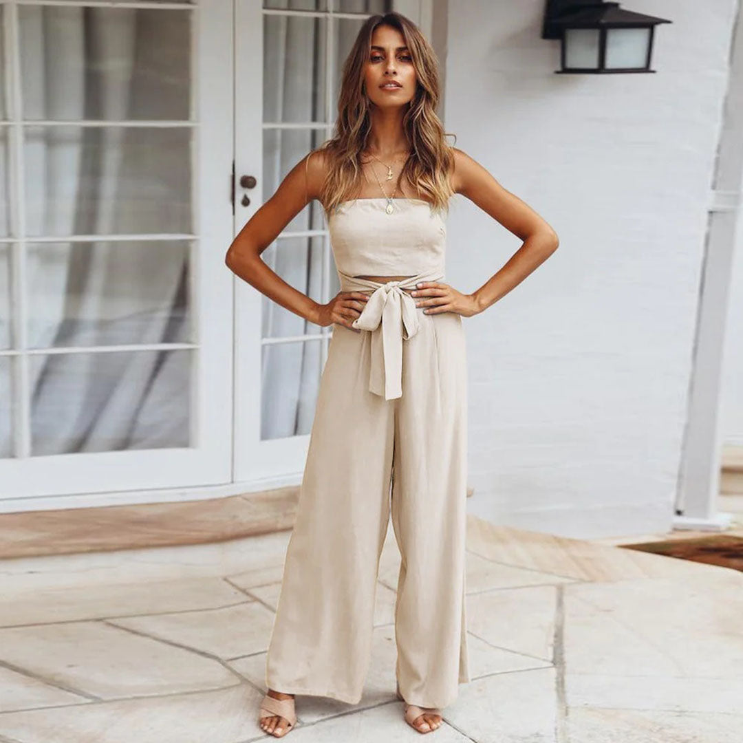 Merche Tube Jumpsuit mit fester Farbe ideal für den Sommer