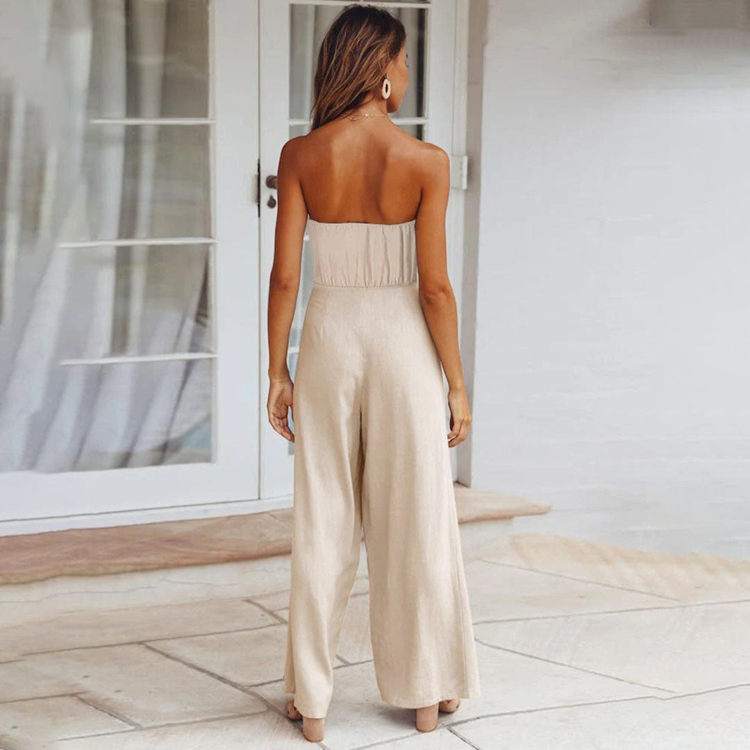 Merche Tube Jumpsuit mit fester Farbe ideal für den Sommer