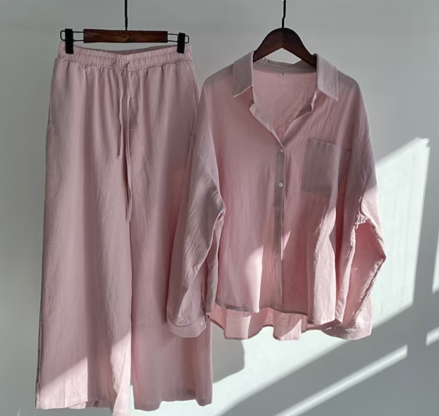 WW | Zweiteiliges Satz Aus Langarmshirt Und Hose Mit Kordelzug