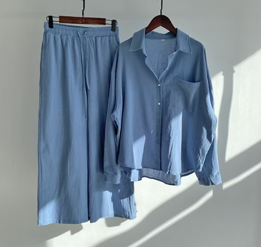 WW | Zweiteiliges Satz Aus Langarmshirt Und Hose Mit Kordelzug