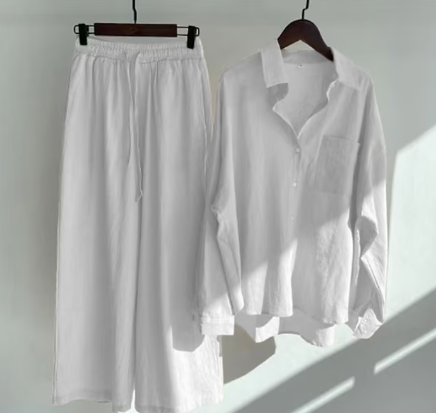 WW | Zweiteiliges Satz Aus Langarmshirt Und Hose Mit Kordelzug