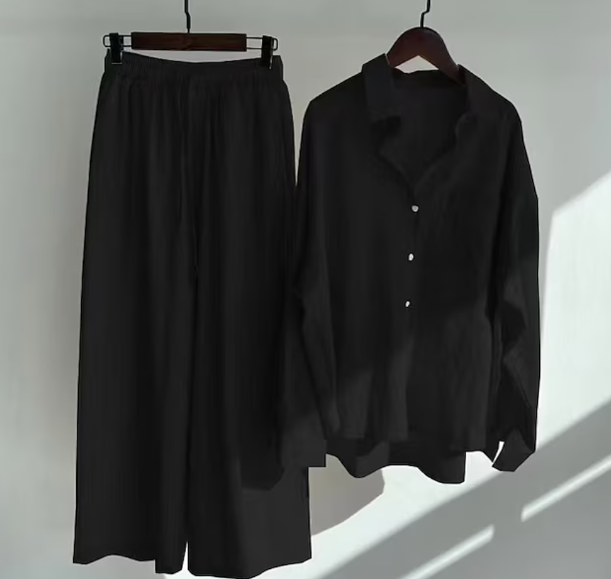 WW | Zweiteiliges Satz Aus Langarmshirt Und Hose Mit Kordelzug