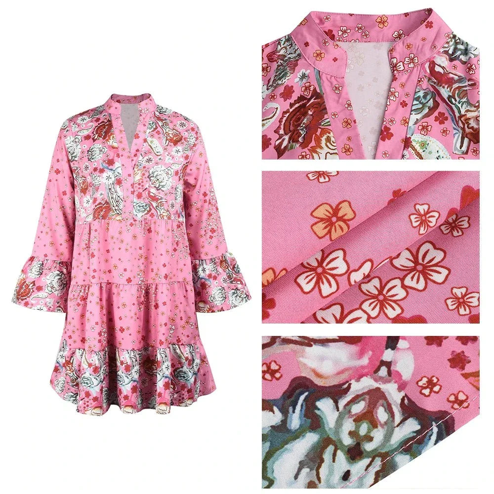 Blumenkleid für den Sommer