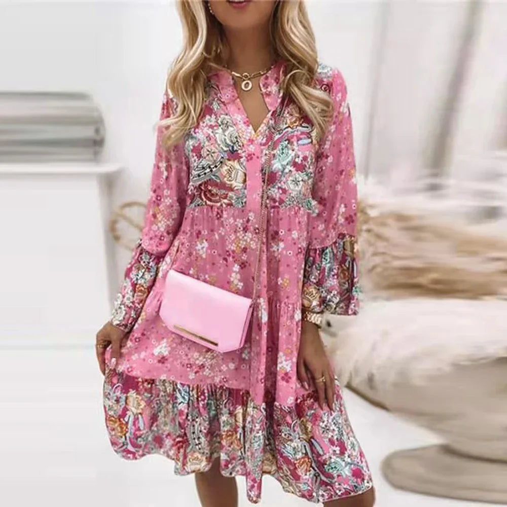 Blumenkleid für den Sommer