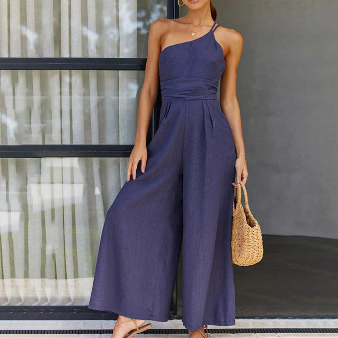Merche Jumpsuit mit einer Schulter für den Sommer
