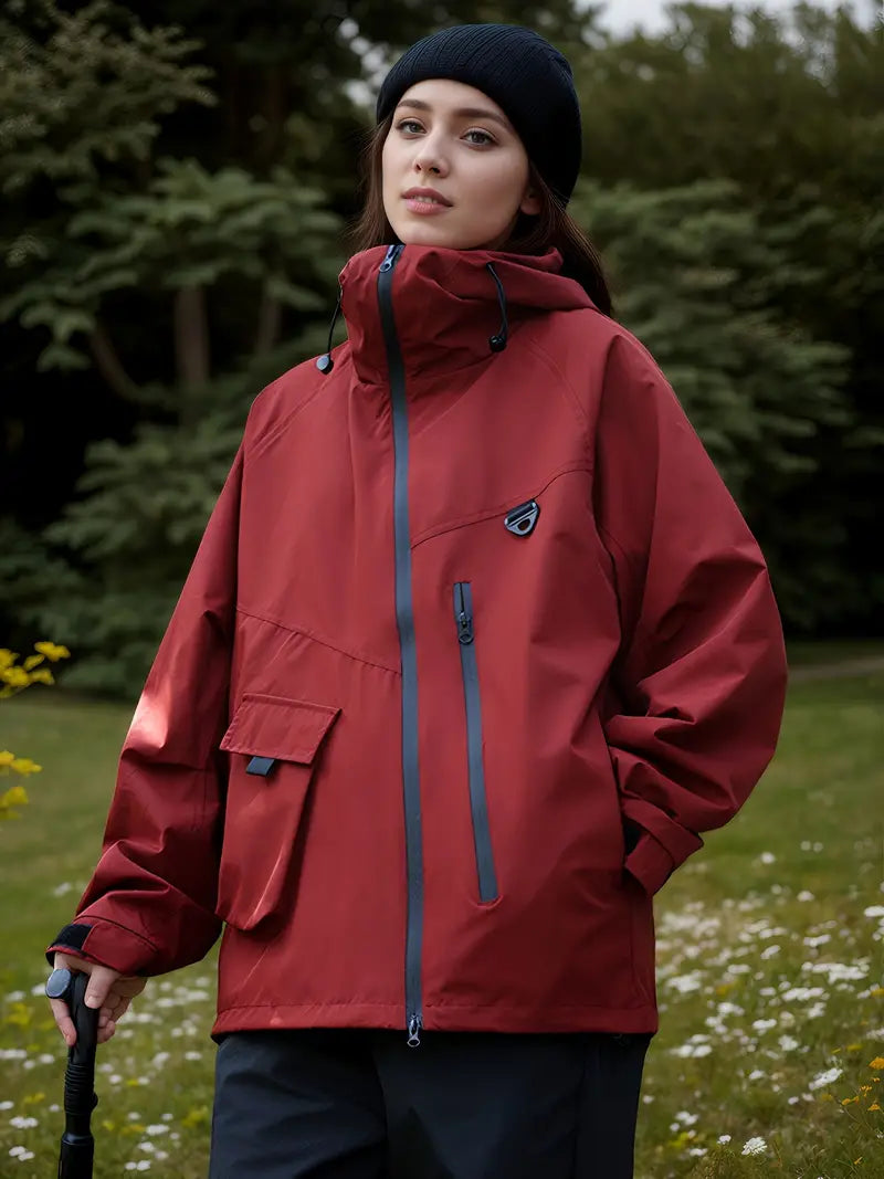 WW | Winddichte Jacke Mit Schrägreißverschluss Für Damen Mannetha