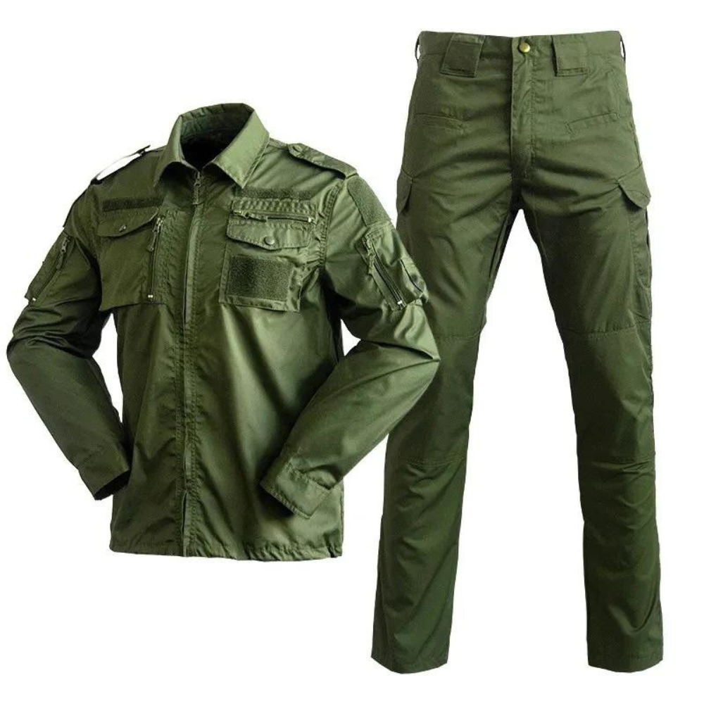 Merche Pockets mit Kragen und angepasster Hose Training Set
