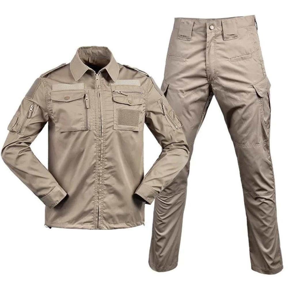 Merche Pockets mit Kragen und angepasster Hose Training Set
