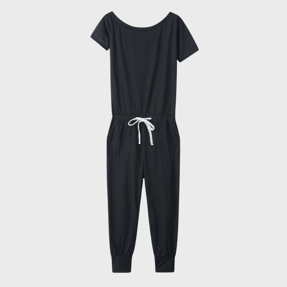 Merche Overall mit Rundhalsausschnitt und verstellbarem Kordelzug
