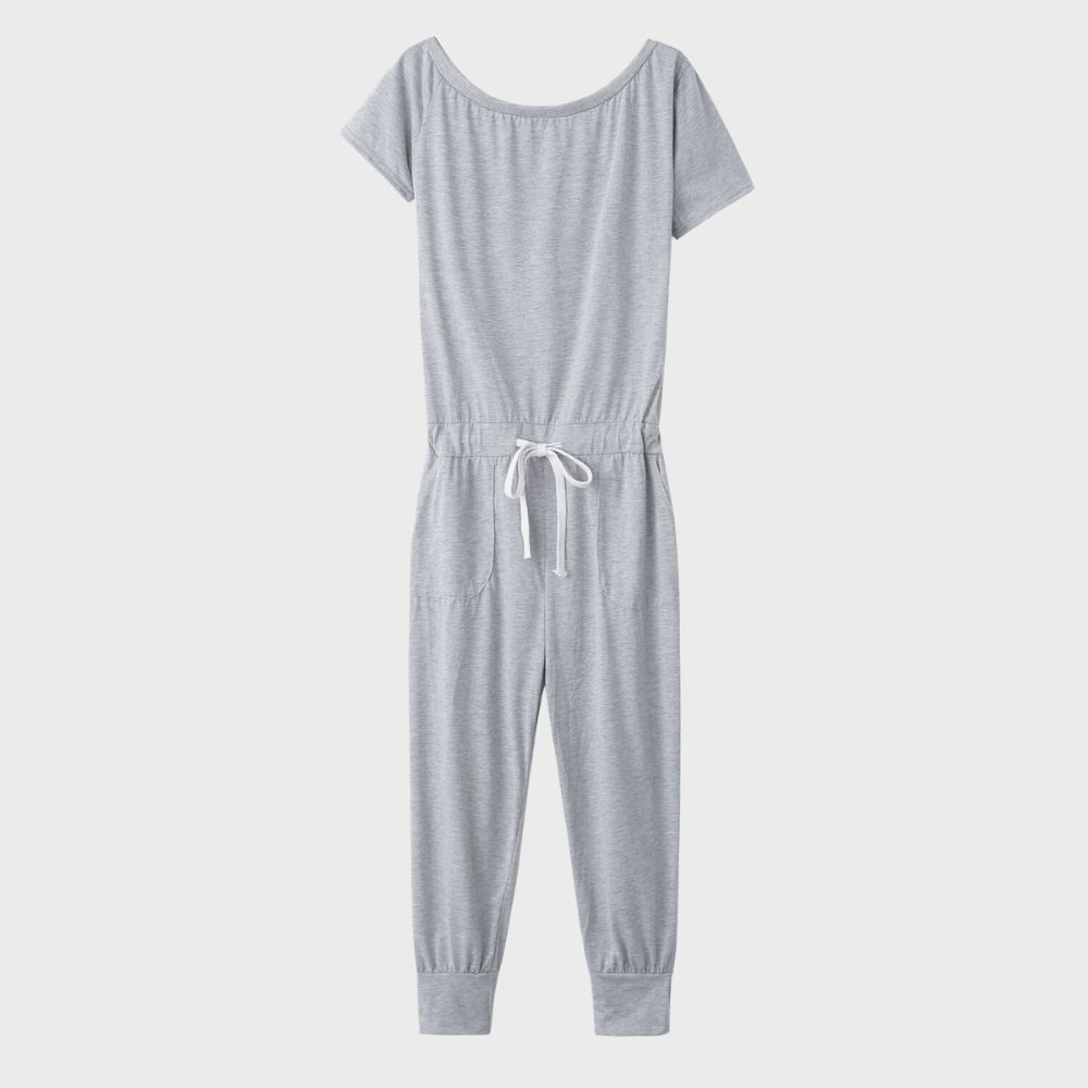 Merche Overall mit Rundhalsausschnitt und verstellbarem Kordelzug