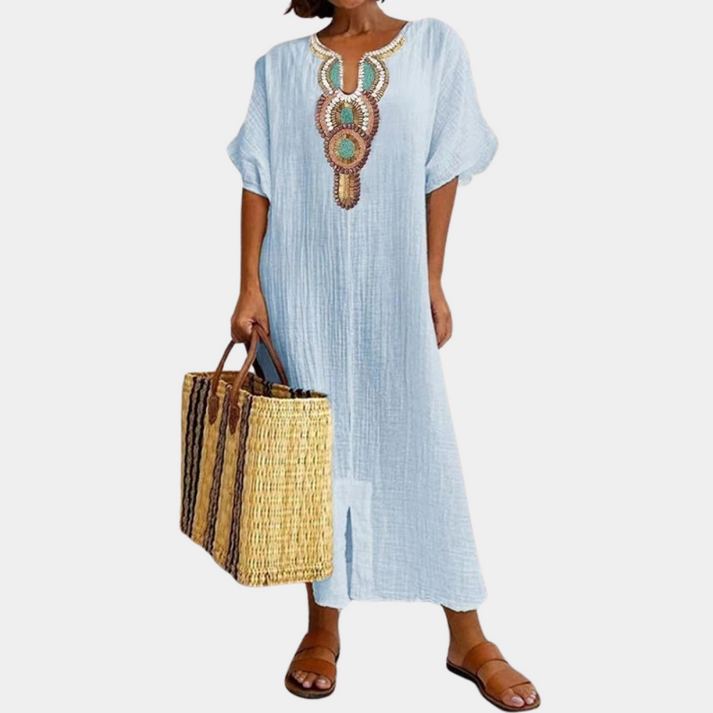 boho-damenkleid