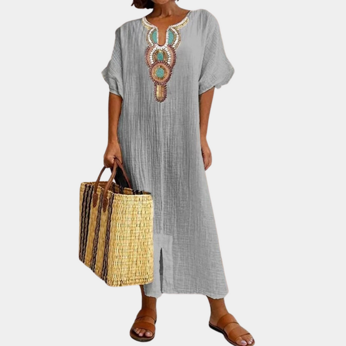 boho-damenkleid