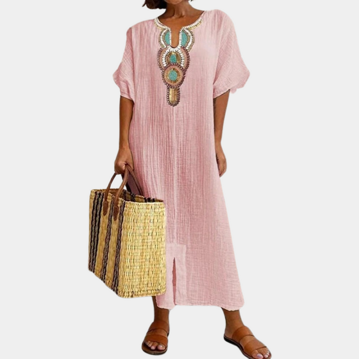 boho-damenkleid