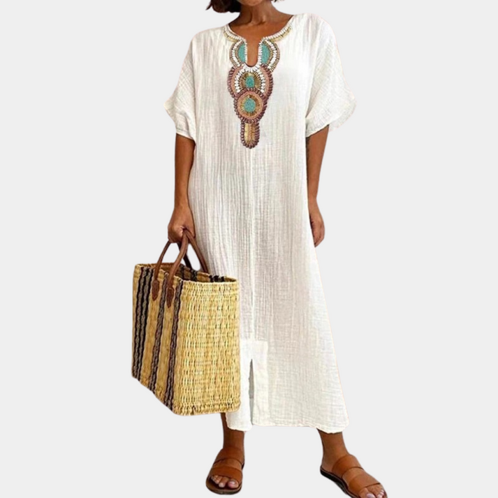 boho-damenkleid