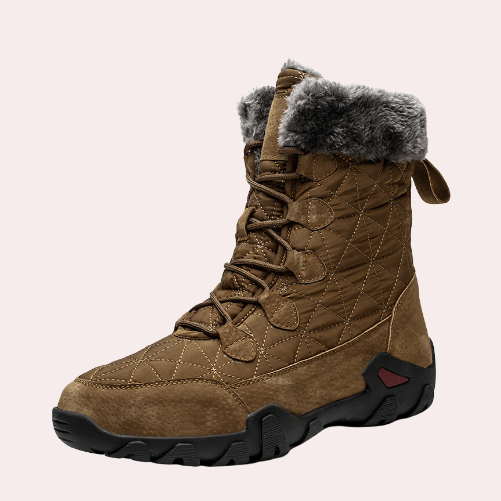 WW | Warme Stiefelette Mit Fellfutter Und Rutschfester Sohle Für Komfort