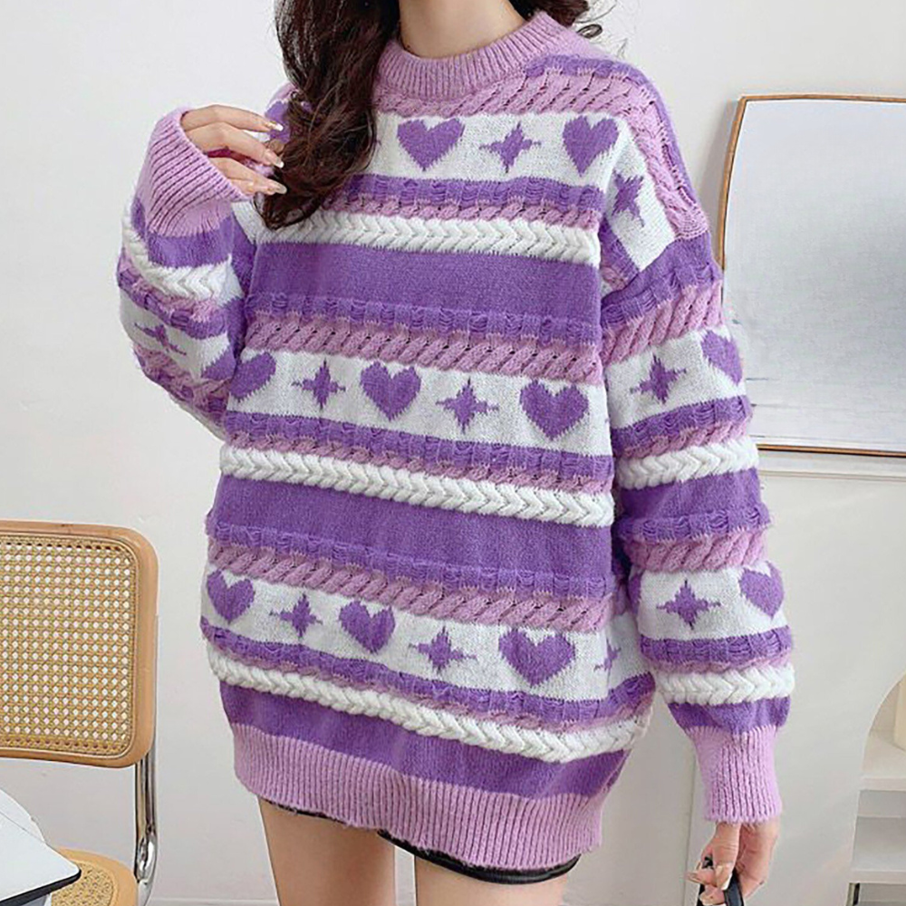 WW | Warmer Damenpullover Mit Oversize Schulterschnitt