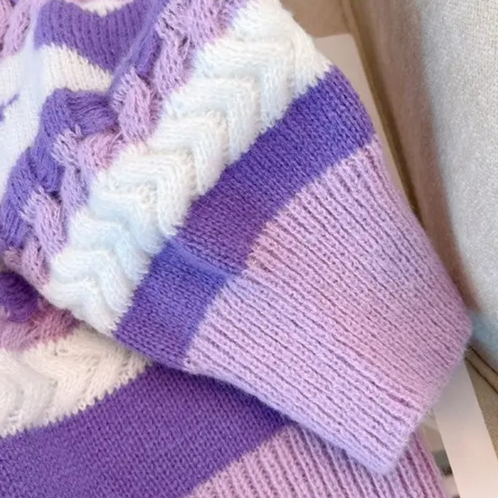 WW | Warmer Damenpullover Mit Oversize Schulterschnitt