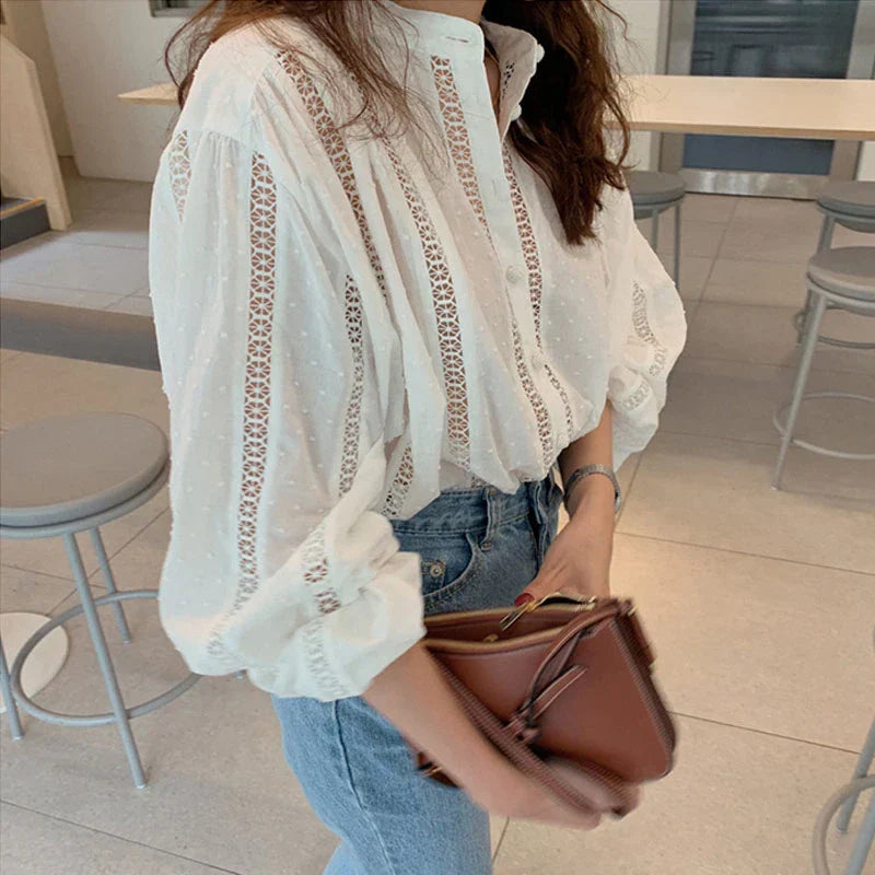 Merche mit Rüschen für einen femininen Sommerlook