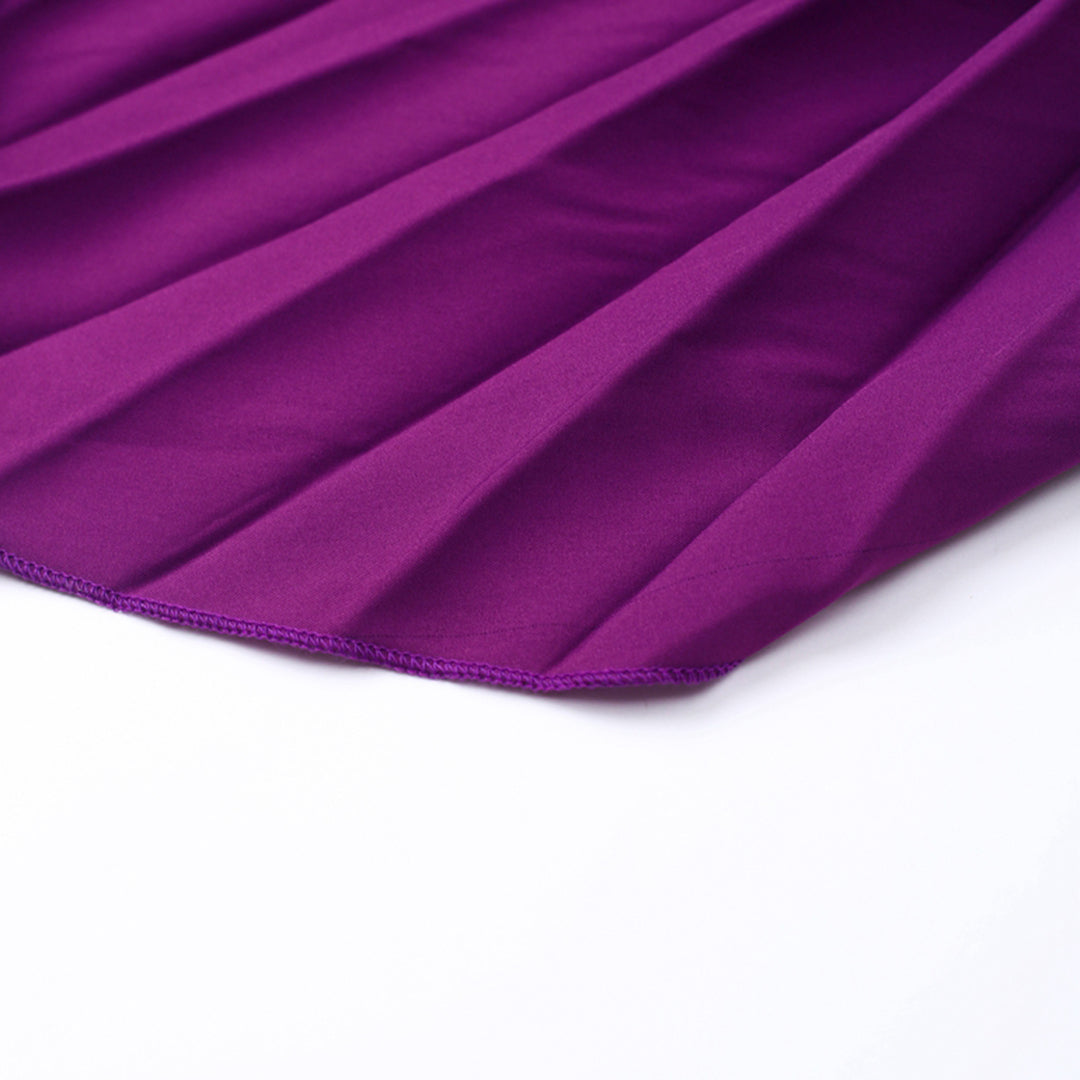 Asymmetrisches One-Shoulder-Plisseekleid