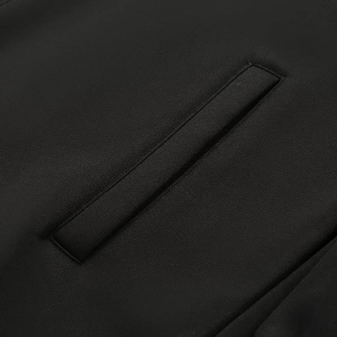 Merche - Set - Thickened Fleece Lined Woolen Jacket Sports Suit - Winter