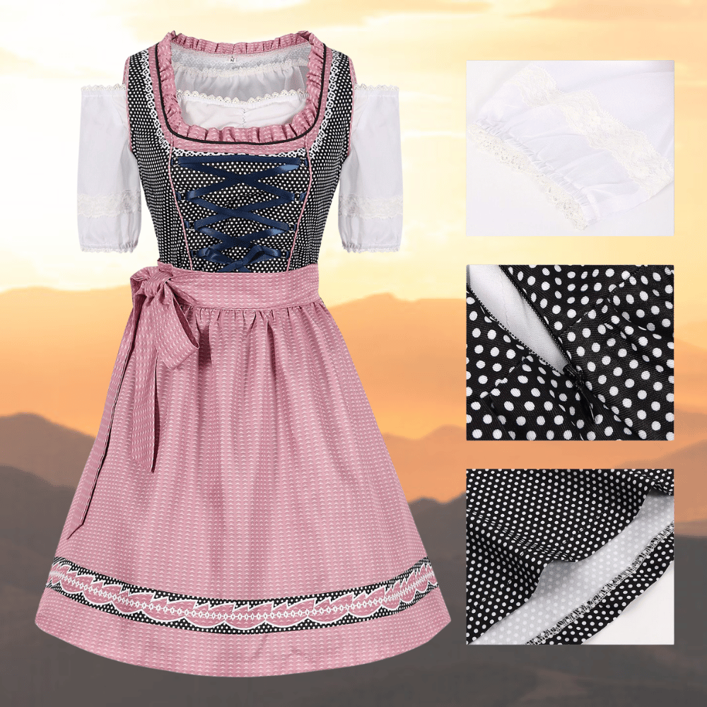 HANNA - Einzigartige Tracht für Damen mit Schürze und Bluse