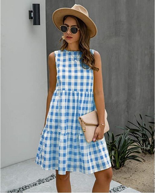 Midikleid mit Rüschen