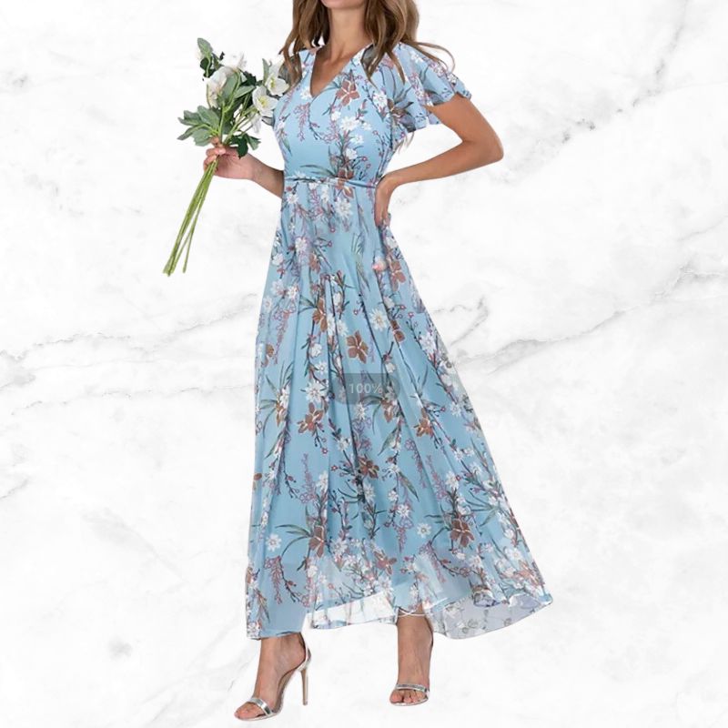 WW | Weinlese Blumenkleid