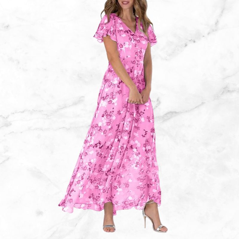 WW | Weinlese Blumenkleid
