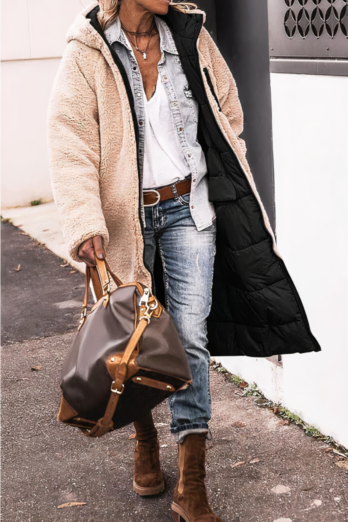 Doppelseitiger Parka