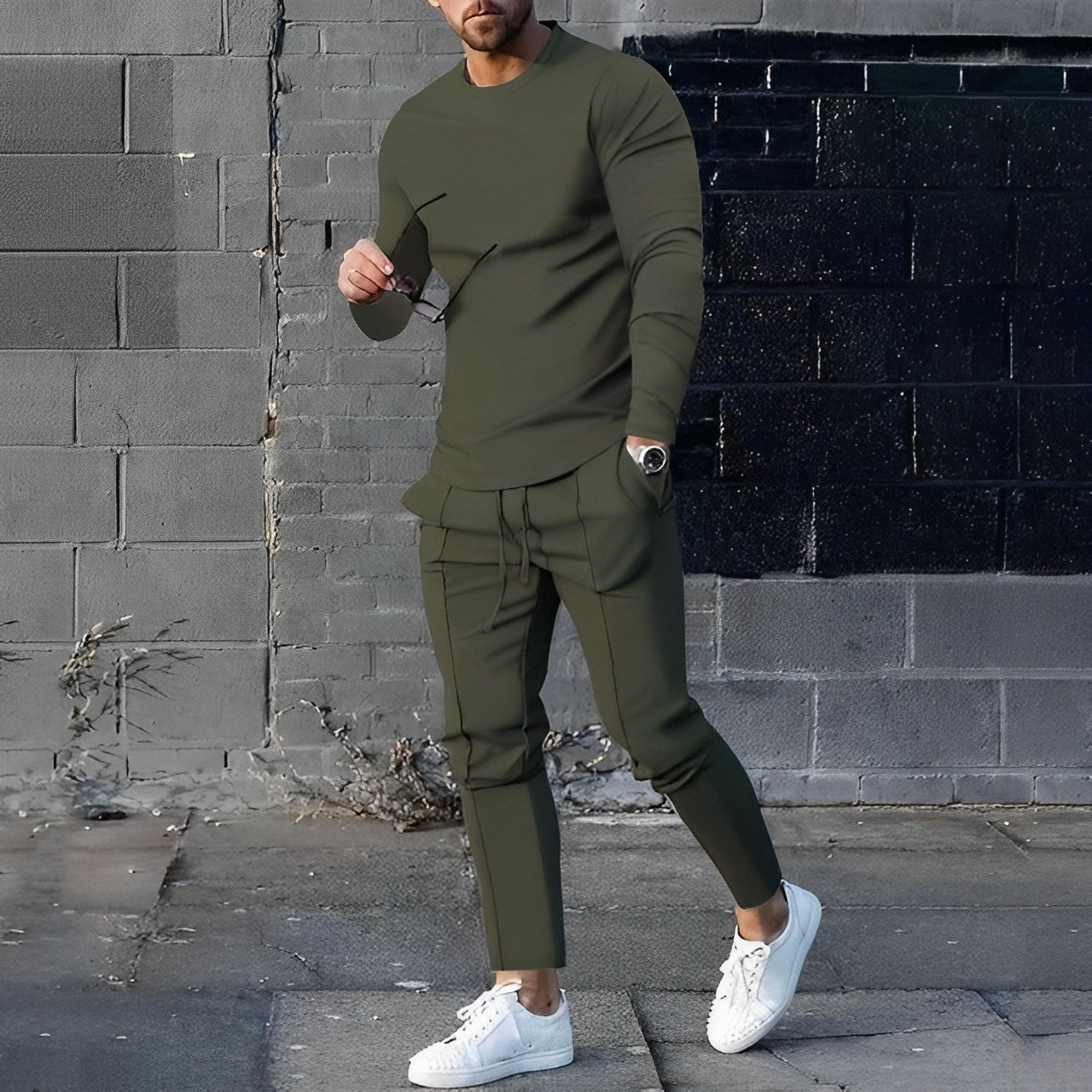 Merche Pullover- und Stretchhosen-Set