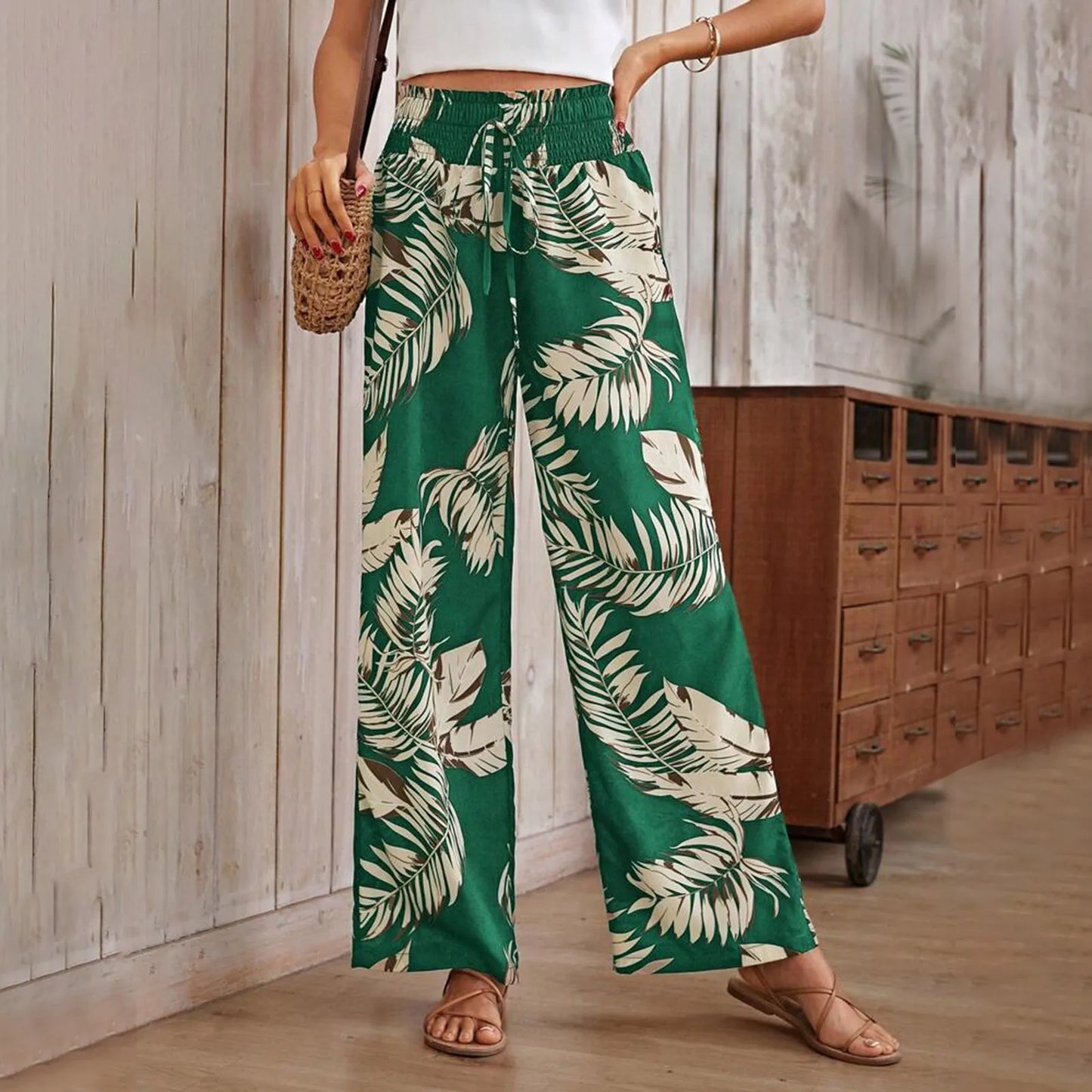 Merche Gemusterte Weite Hosen - Lara