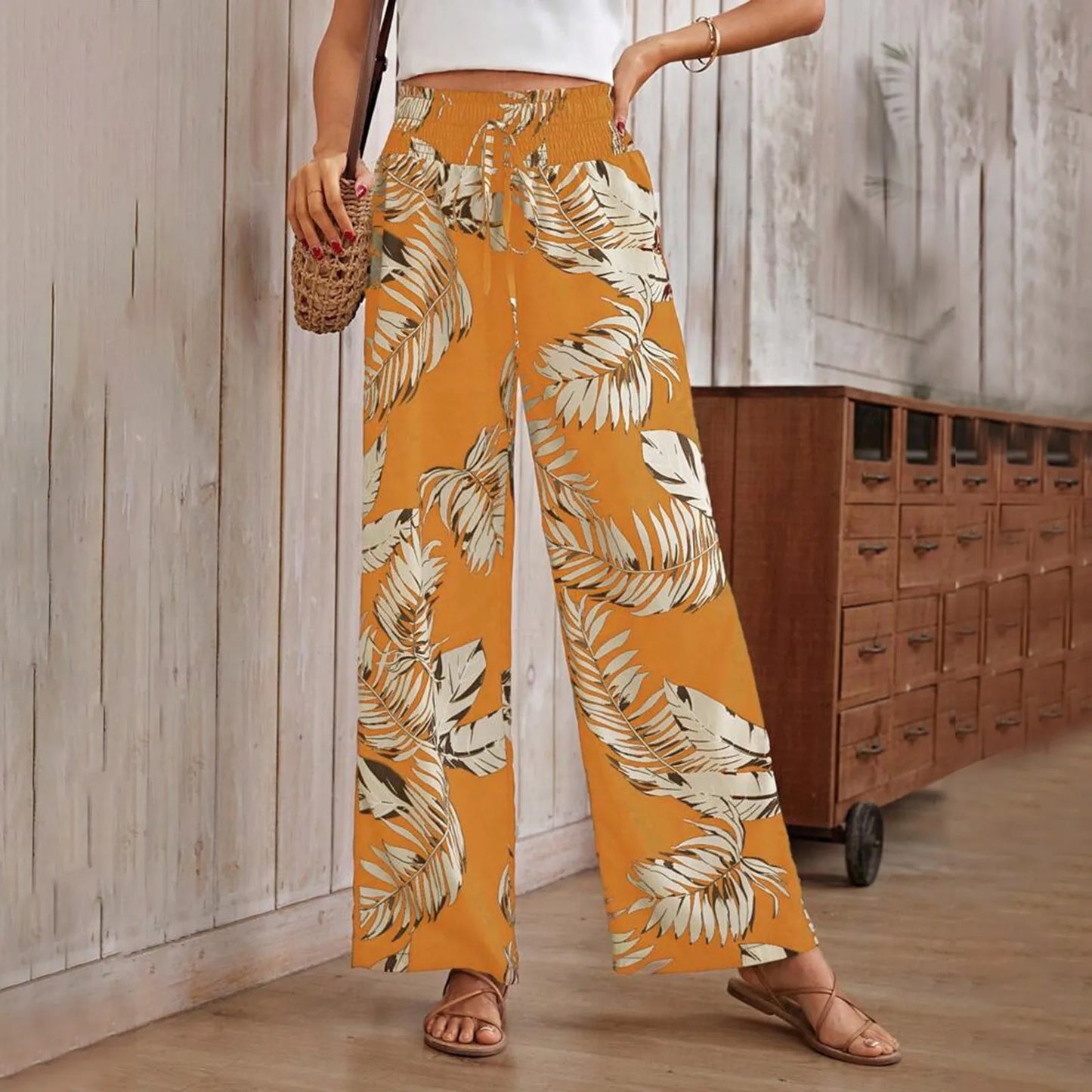 Merche Gemusterte Weite Hosen - Lara