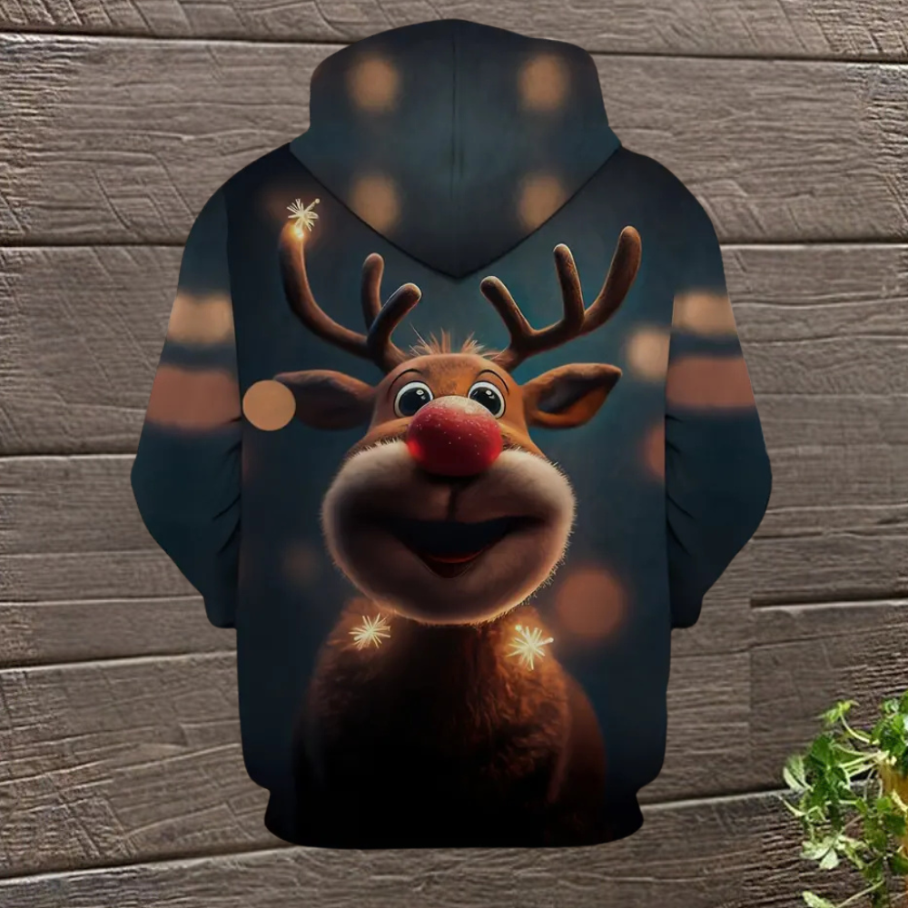 WW | Weihnachten Rentier Kapuzenpulli Für Männer