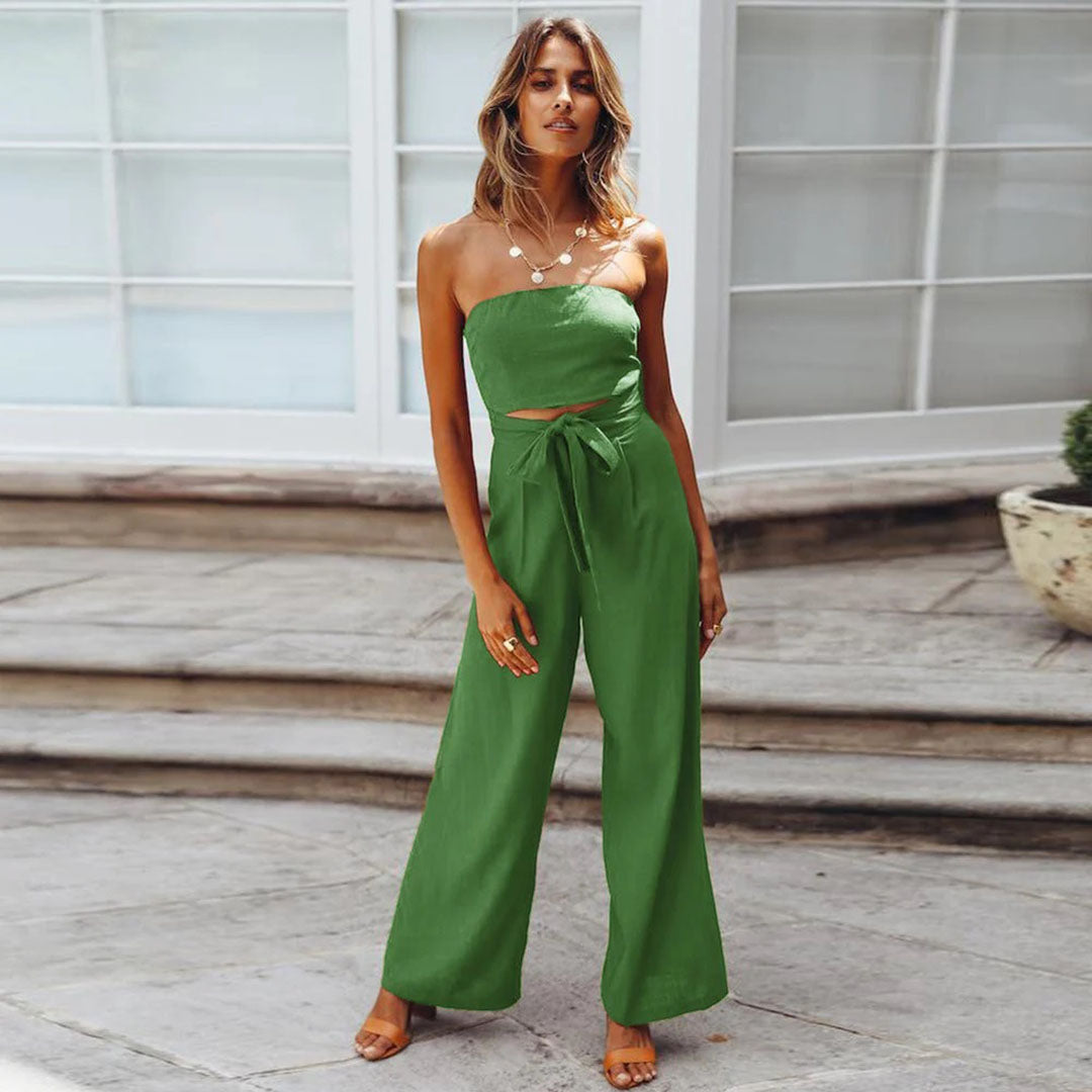 Merche Tube Jumpsuit mit fester Farbe ideal für den Sommer