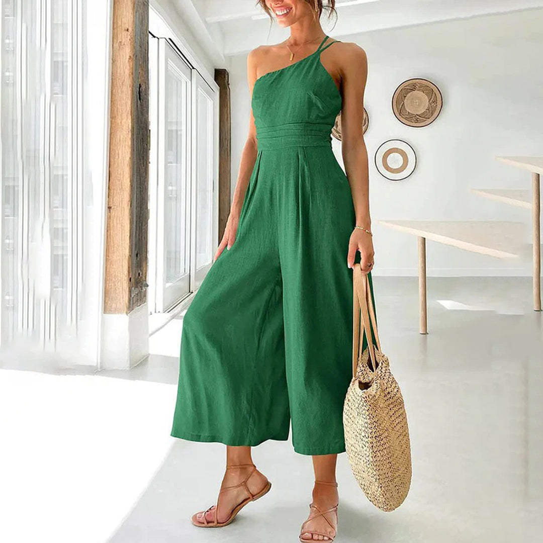 Merche Jumpsuit mit einer Schulter für den Sommer
