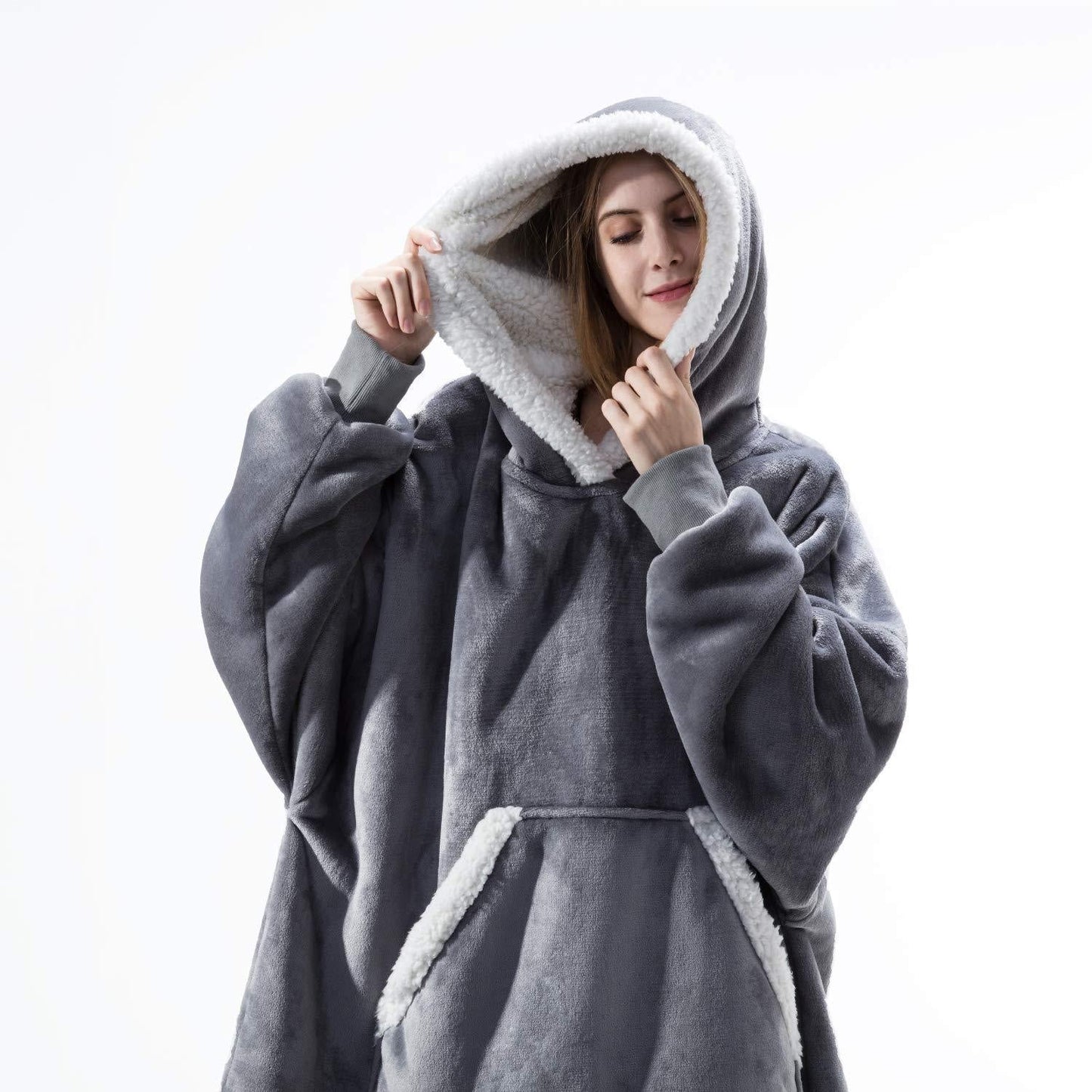WW | Weicher Kapuzenpulli Und Bequeme Decke in Einem!
