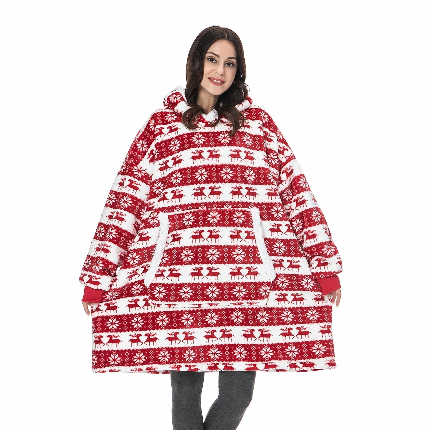 WW | Weicher Kapuzenpulli Und Bequeme Decke in Einem!