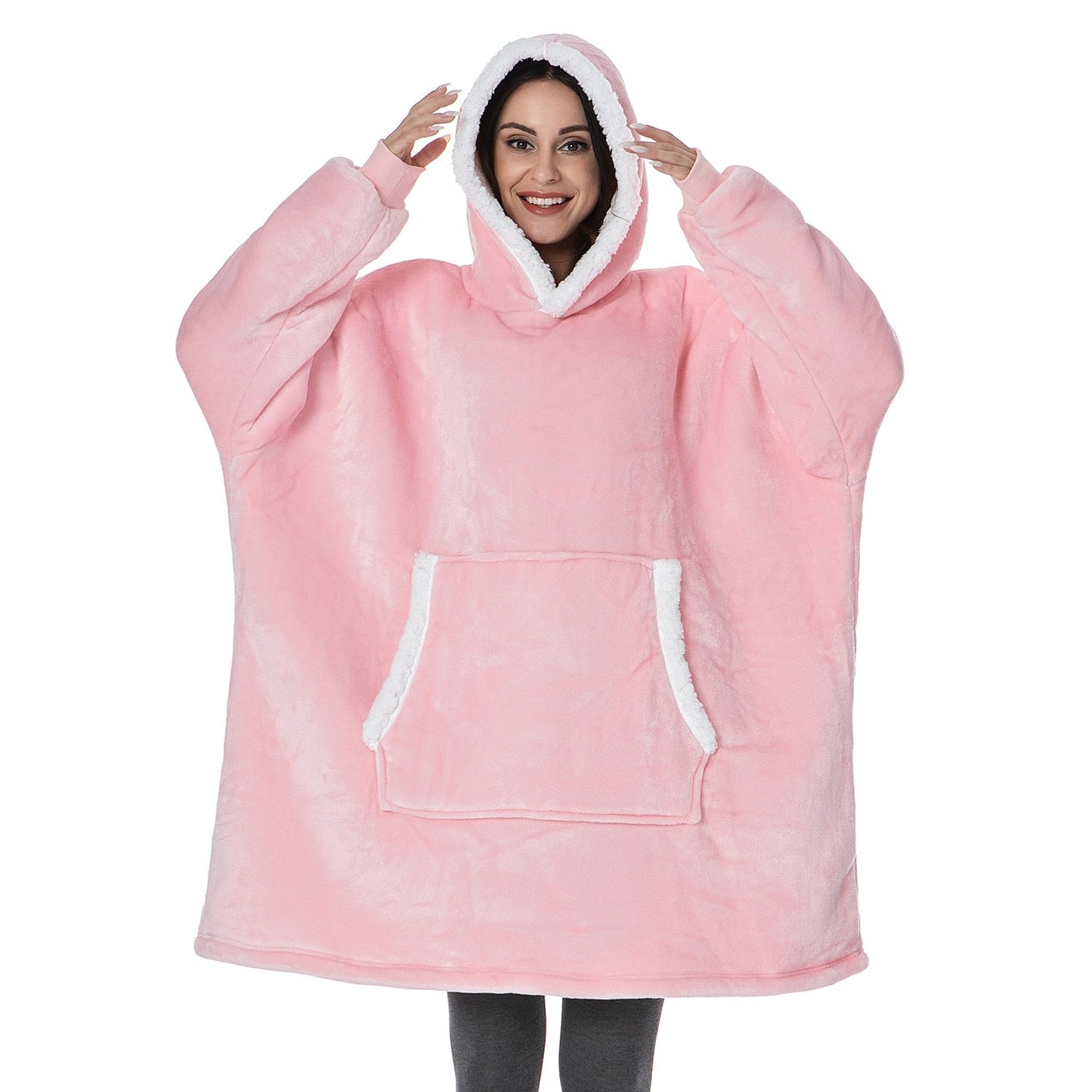 WW | Weicher Kapuzenpulli Und Bequeme Decke in Einem!