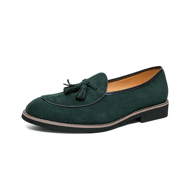 Comfort - Wildleder-Loafer mit Quasten