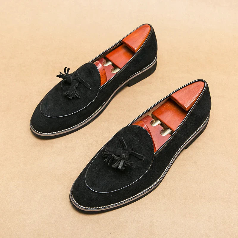 Comfort - Wildleder-Loafer mit Quasten