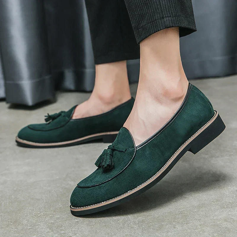Comfort - Wildleder-Loafer mit Quasten