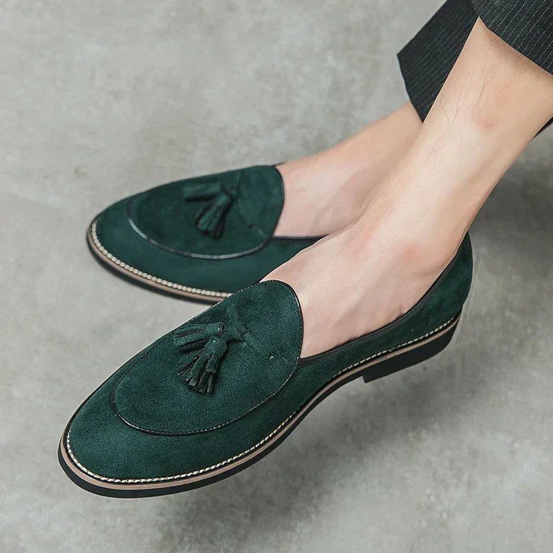 Comfort - Wildleder-Loafer mit Quasten