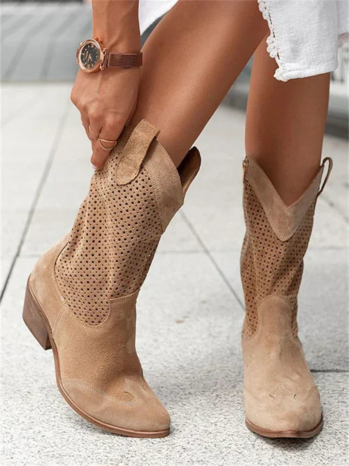WW | Weiße Cowboystiefel Für Damen