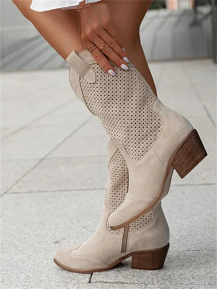 WW | Weiße Cowboystiefel Für Damen