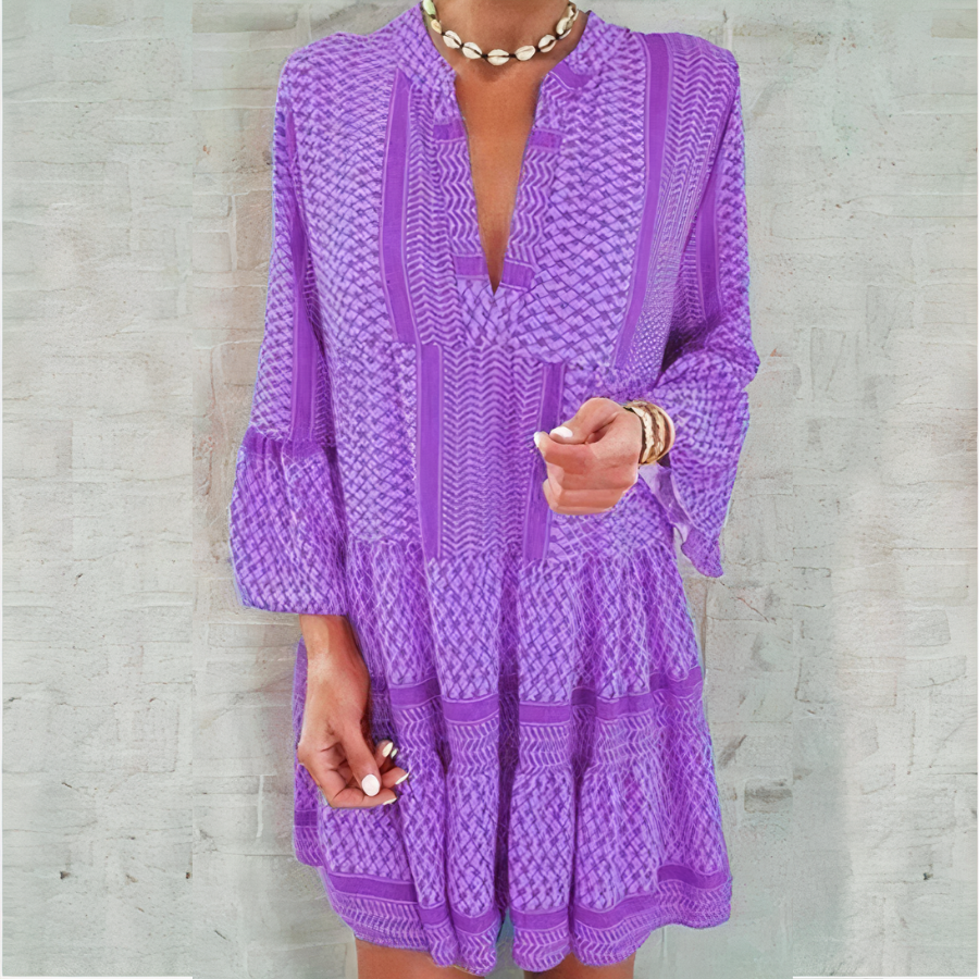 Bohemian Mini Strandkleid