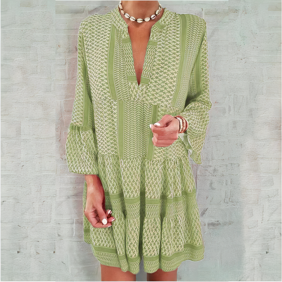 Bohemian Mini Strandkleid
