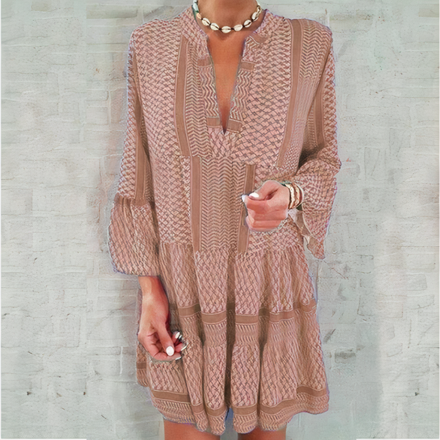 Bohemian Mini Strandkleid