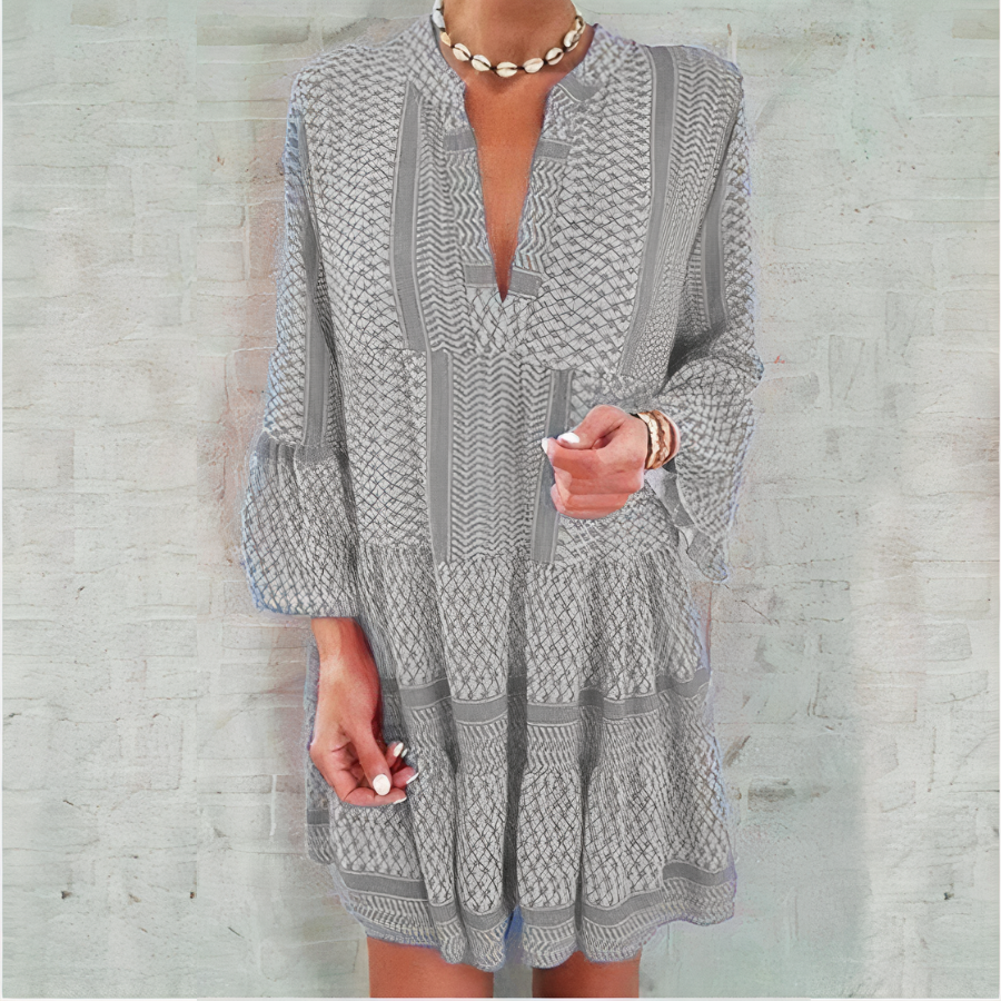 Bohemian Mini Strandkleid