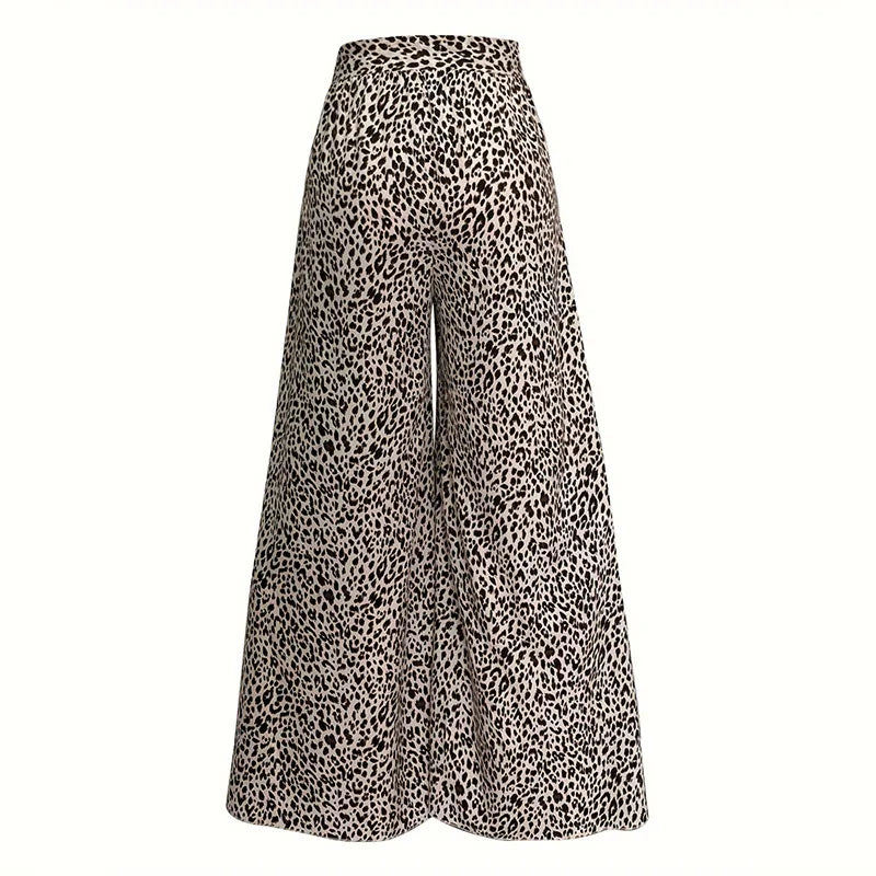 Merche - Hosen - Baumwolle, Weites Bein, Hohe Taille, Bedruckt - Sommer