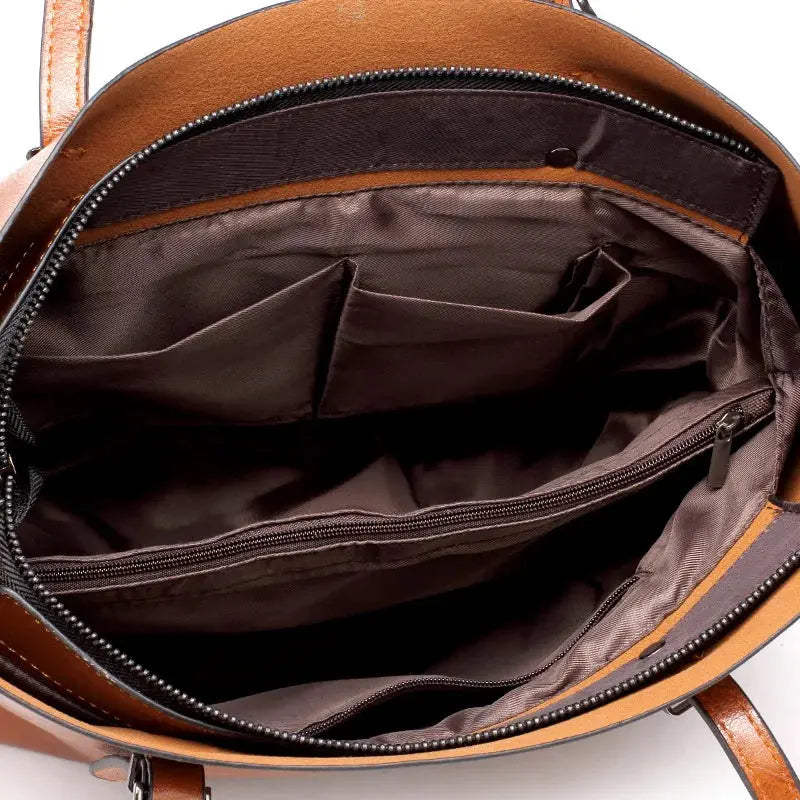 WW | Zeitlose Weinlese Lederhandtasche
